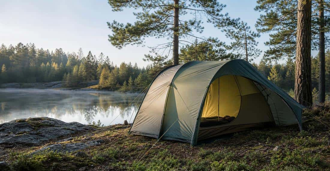 Bergans Trollhetta Tunnel 4-pers Tent Lt Fogblue