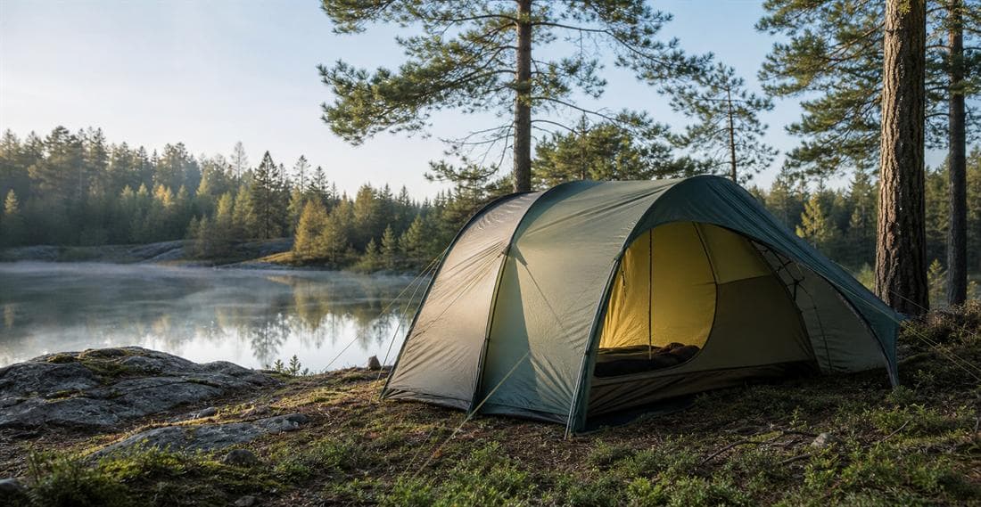Bergans Trollhetta Tunnel 2 Tent Lt Fogblue produktbild